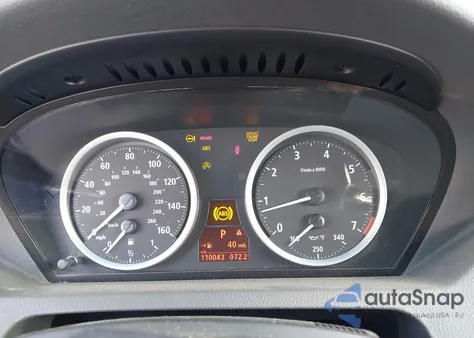 2005 BMW 645Ci z USA, uszkodzony, nr VIN WBAEK73465B325896